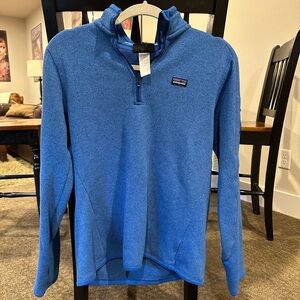 Patagonia Blue Quarter-Zip Pullover